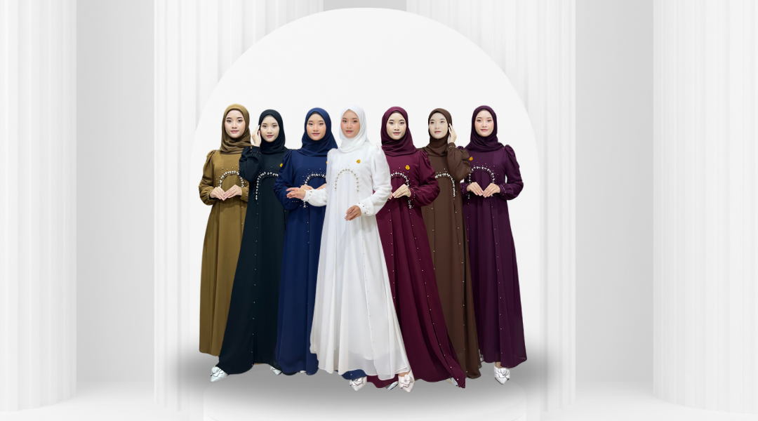 Abaya 2025 Aksen Payet Eksklusif
