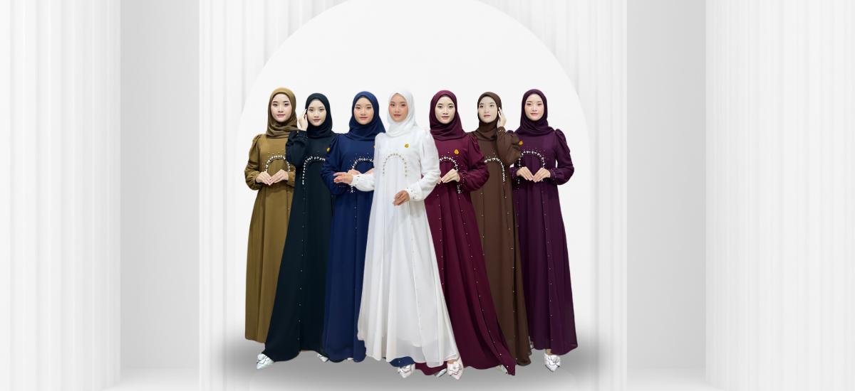 Abaya 2025 Aksen Payet Eklusif