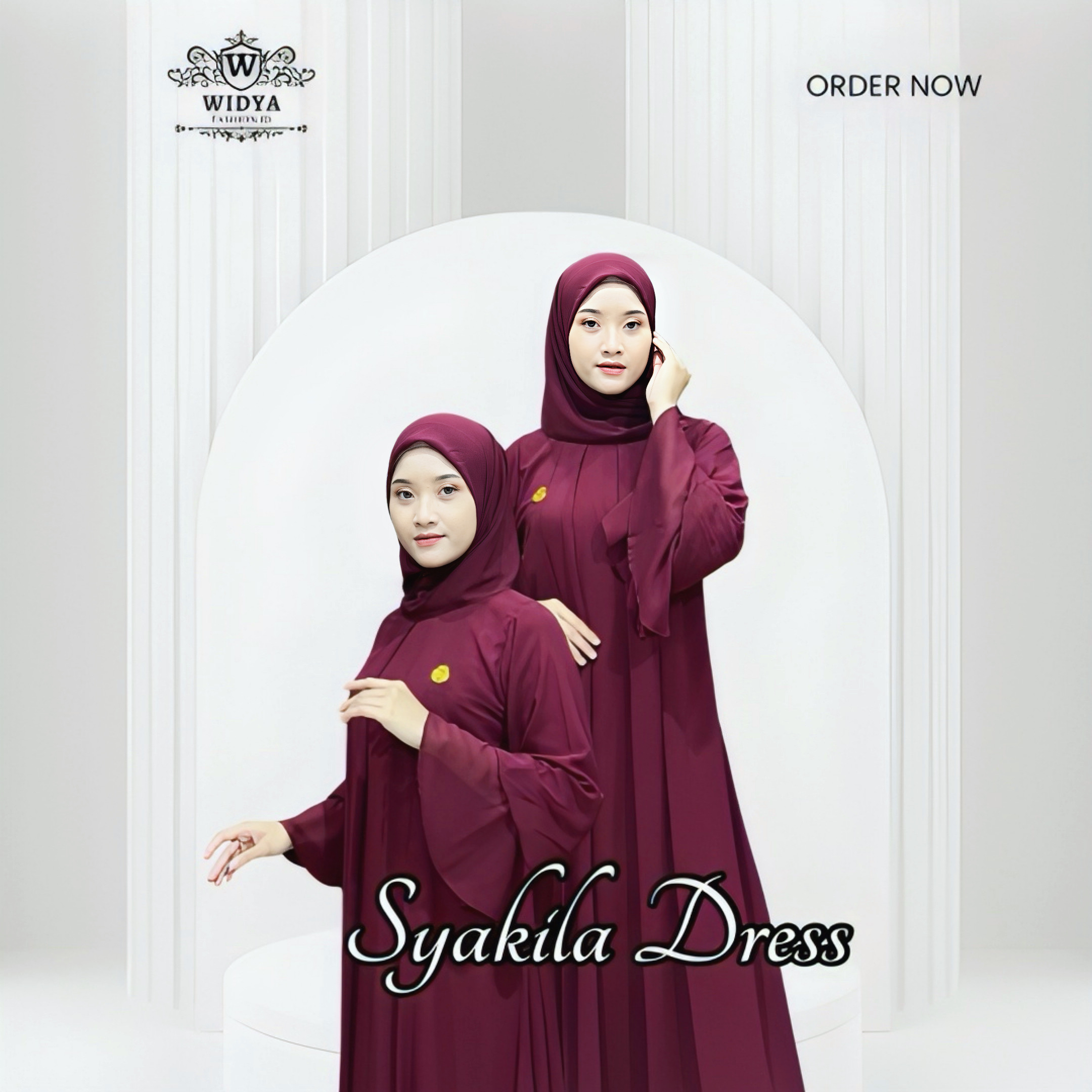 Gamis Burgundy