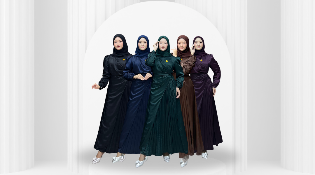Gamis Simple Polos Elegan 2025